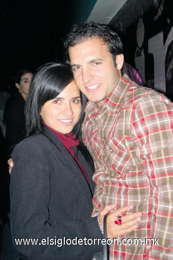 Cristy Berlanga y Antoine Chaúl.