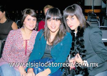 Marcela Valdéz, Yolis Trasfí y Marcela Garza.