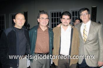 Carlos Villarreal, Javier Amarante Zertuche, Javier Amarante Díaz Flores y Pedro Madero.