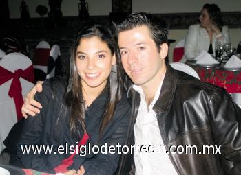 Tania Palazuelos y César Madero.