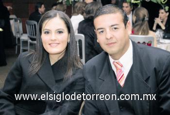 Cristina del Río y Daniel Saldaña.