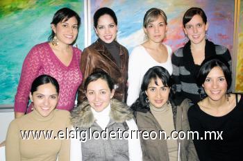 SE FESTEJAN
Karla Nuño de Alatorre, Gaby Robles de Garza, Ana Elisa Lastra de Robles, Marala Sánchez de Garza-Tijerina, Marcela Foglio Licón, Cynthia Saucedo de Herrera, Bárbara Luévanos de Nahle y Alma Cantú de Velázquez.