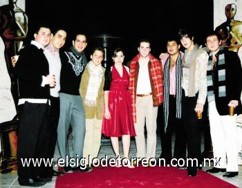 Jaime, Andrés, Pato, Daniel, Ana Cecy, Pedro, Jacobo, Ricardo y Luis.