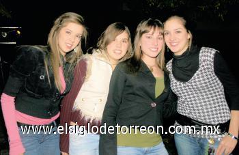 Laura Martínez, Pily Revuelta, Susy Garza y Brenda Casale.