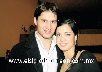 Jaime Núñez y Lorena Sáenz.