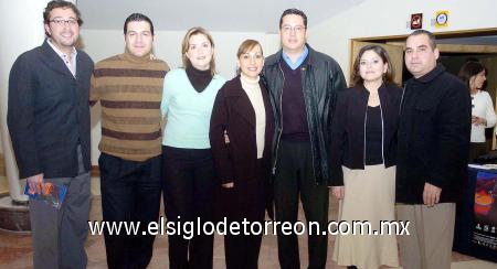 14012007 
Rodrigo Méndez, Luis y Marcela Ayala, Édgar Picasso, Tunie de Picasso, Olegario Muslera y Cristina de Muslera.