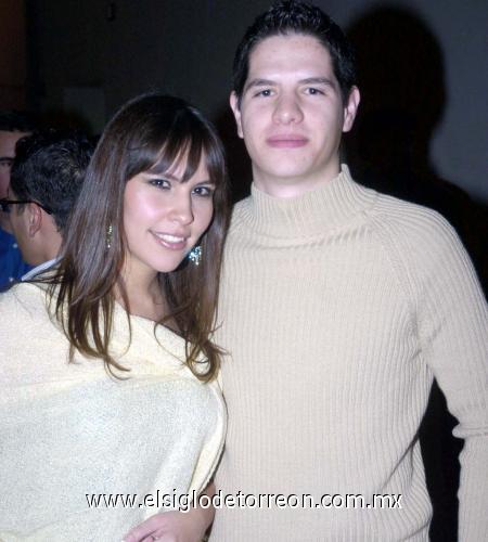 18022007 
Bárbara Tueme y Alejandro Robles.