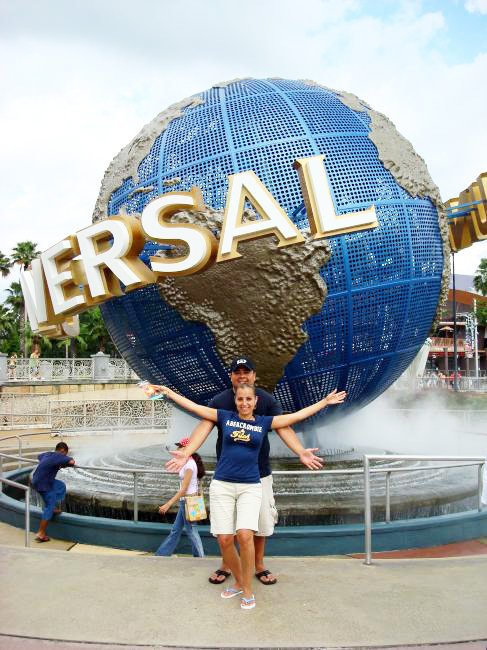 Margariya Valenzuela y Juan Carlos Alvarez Universal Studios Orlando FL. Julio del 2007