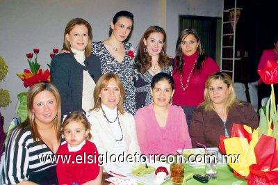 Paty Garza, Lucía Sada, Alma Garza, Mayela Méndez, Cristina Garza y Graciela Peñaloza.