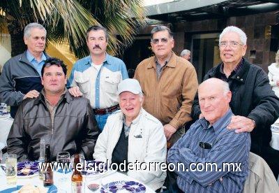 Jorge Ernesto Martínez, Jaime Garza Mijares, Miguel H. Ruiz, Antonio Gutiérrez, David Cruz, Rodolfo Kempke y Sergio de la Garza.