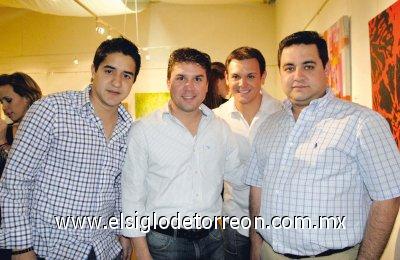 Luis González, Rudy Boehringer, Miguel Cepeda y José Humberto García.