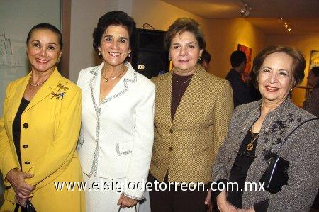 13032007
Sonia Salum, Marilú F. de Anaya, Susana de Jalife y Martha Alicia de Hermosillo.