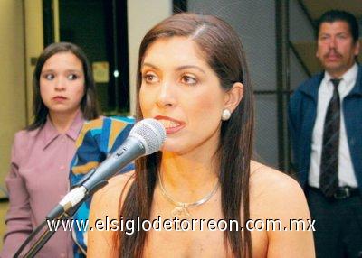 Sofía García Camil, Directora del Museo del Bosque en la declaratoria inaugural.