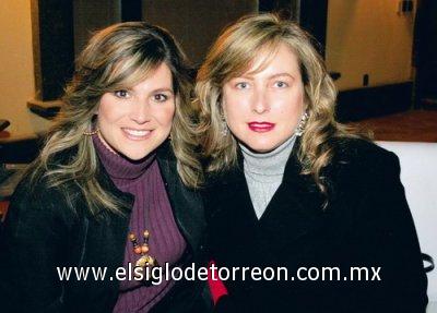 Bárbara Cepeda de Garza y Lorena Islas de Vargas.