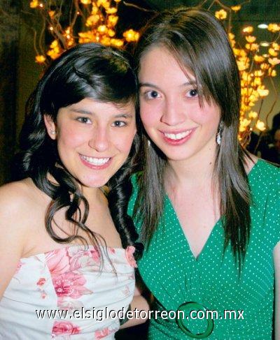 Gaby Treviño y Mariana Vargas.