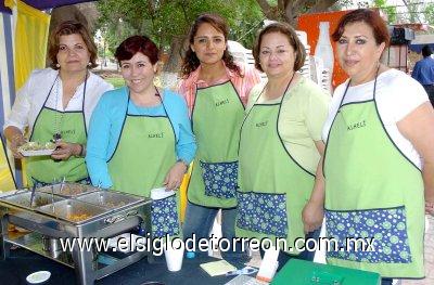 31032007 Nina de Villanueva, Lula de Álvarez, Maru de Kort, Carmen de García y Mary Fer Díaz Flores