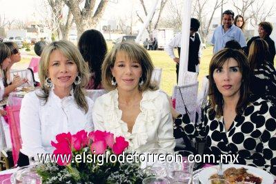 Patricia B. de Martínez, Edurne O. de Villegas e Ileana S. de Reed.