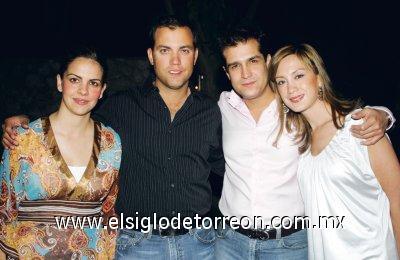 Velia Martínez de Yarza, Alejandro Yarza, Sergio Cid y Marusa Martínez de Cid.