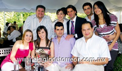 Lalo Bitar, Karen, Abraham y Francisco Batarse, Karen Balbas, Zoyla Valdéz, Maru López, Arturo Batarse y Manolo González.