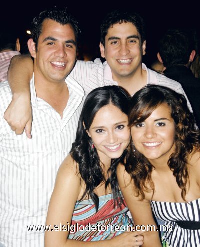 Jesús Guinea, Guillermo Metlich, Mercedes Orozco y Ale Martínez.