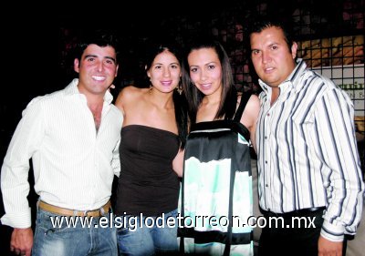 Mario de la Garza, Gaby Leal, Magda Navarro y Raúl Berlanga.