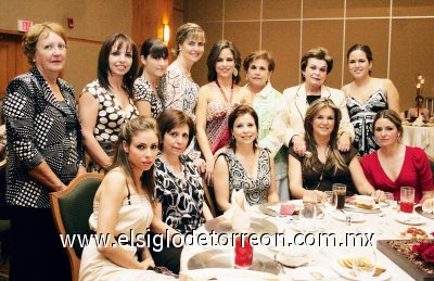 Celina Cepeda, Susana A. de Cepeda, Paola L. de Villarreal, Ana Laura L. de De la Garza, Regina M. de Fernández, Erika C. de Del Río, Alejandra L. de Russek, Marcela Amarante, Marcela I. de Amarante, Marcela A. de Díaz Flores, Martha A. de Pérez, Chiquis A. de Lamberta y María Angélica Amarante.