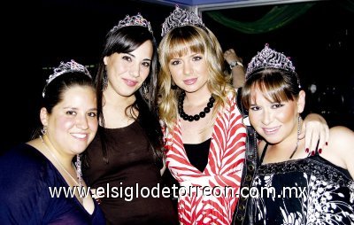 Mariel del Bosque, Daniela Martínez, Aida Sambucci y Ángela Navarro.