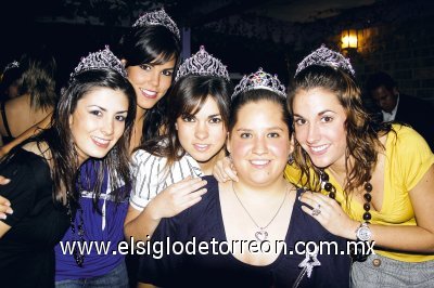 Mariana Jiménez, Ale Celayo, Ana Gaby Humphrey, Mariel del Bosque y Carla Setién.