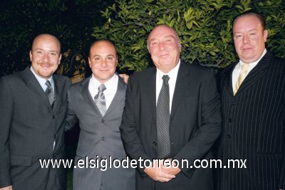 Alejandro y Armando Aguilar Ramos, Guillermo Aguilar Encerrado y Guillermo Aguilar Ramos.