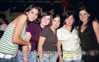 Layla, Sofía, Cristy, Ana Sofía y Marifer