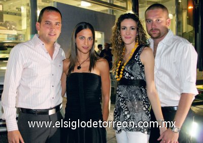 Rogelio Cuellar, Daniela Murra, Valeria Muñoz y Gabriel Villalobos