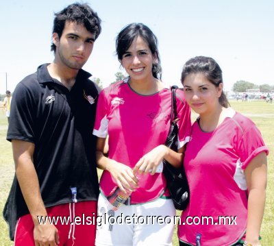 Jorge Máynez, Eri Hernández y Natalia Álvarez.