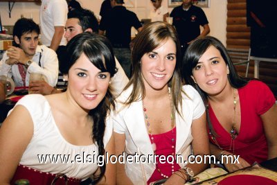 María José Jiménez, Carla Setién y María Fernanda Borbolla.