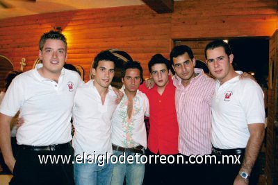 Beto Martínez, Moisés Camacho, Alejandro del Bosque, Diego y Juajo Fernández y Víctor Setién.