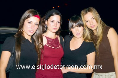 Natalia Wolff, Luisa Fernanda Espada, Mariana Diez y Marygaby Gutiérrez.