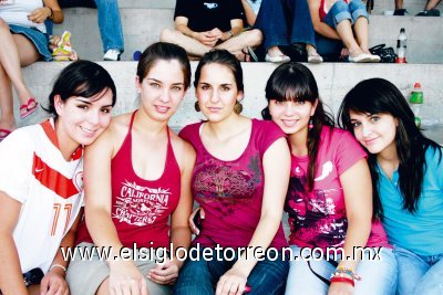 Paola Lozoya, Ana Lía Díaz Ceballos, Ana Paula Martínez y Natalia Álvarez.