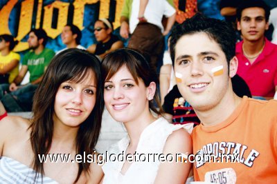 Laura Enríquez, Mónica Román y Antonio Michel.