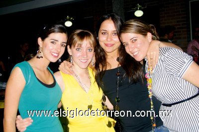 Ana Lucía García, Ana Karla Veyán, Sofía Baille y Cristina Berruelo.