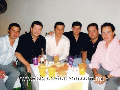 Anuar Nahle, Alejandro Veyán, Toño Juan Marcos, Yussef Mansur, José Humberto García y Alberto Dávila.