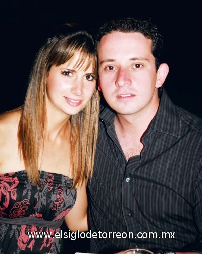 Nadia Giacomán y Alberto Fernández.