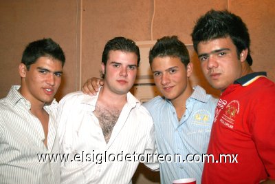 Antonio Borrego, Javier Rodríguez, Rafa Guapo y Diego Rodríguez.