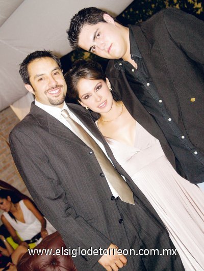 Alejandro Tavera, Lilia Reyes y Gerardo Favero.