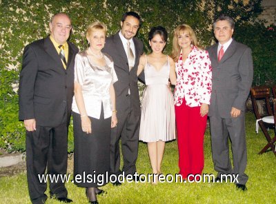 Gerardo Tavera Madero, Judith Gurza de Tavera, Alejandro Tavera Gurza, Lilia Reyes Arroyo, Mayela Arroyo de Reyes y Heriberto Reyes Villa