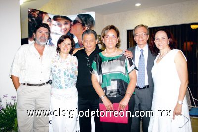 Hugo Lozano, Ma. De la Paz Iduñate, Alejandro Alférez, Beatriz Flores, Luis Rey Delgado y Marcela Medina.