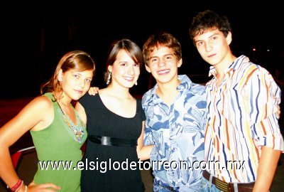 Ilse, María, Adolfo y Lalo.