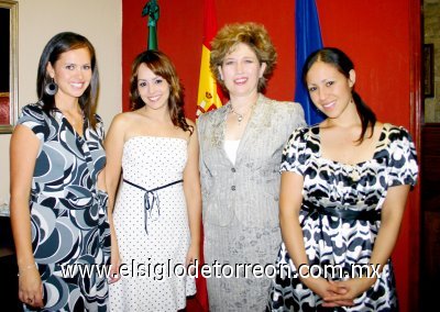 Eli Casas Reyes, Carolina Ríos, Sofía Enríquez y Carolina Ugalde.