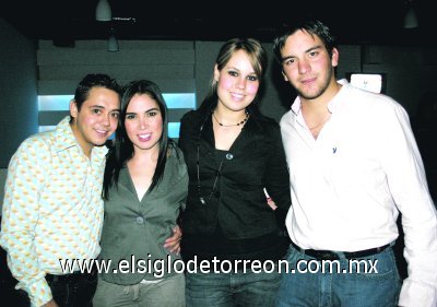 Pedro González Franco, Marisol Rangel, Ana Lya Treviño y José Vidal.