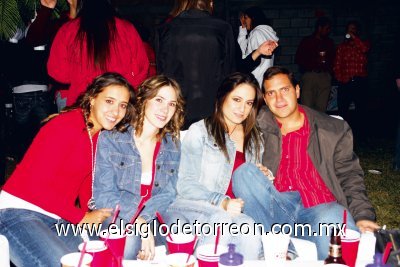 Ale Rodríguez, Ana Cris González, Daniela Meraz y Ernesto Lorda.