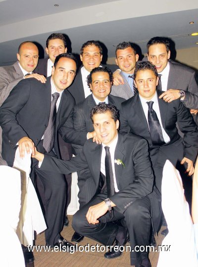 Dante Elizalde, Ricardo Avalos, Juan Carlos Carmona, José Alberto Domínguez, Jezreel Arredondo, Alejandro Cano, Rodrigo Castañeda, Jorge Ramírez y Antonio De la Fuente.