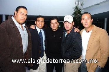 07122007
Jesús González, Raúl Martínez, Leonardo Montaña, Alejandro Prieto y Nabuco Córdoba.